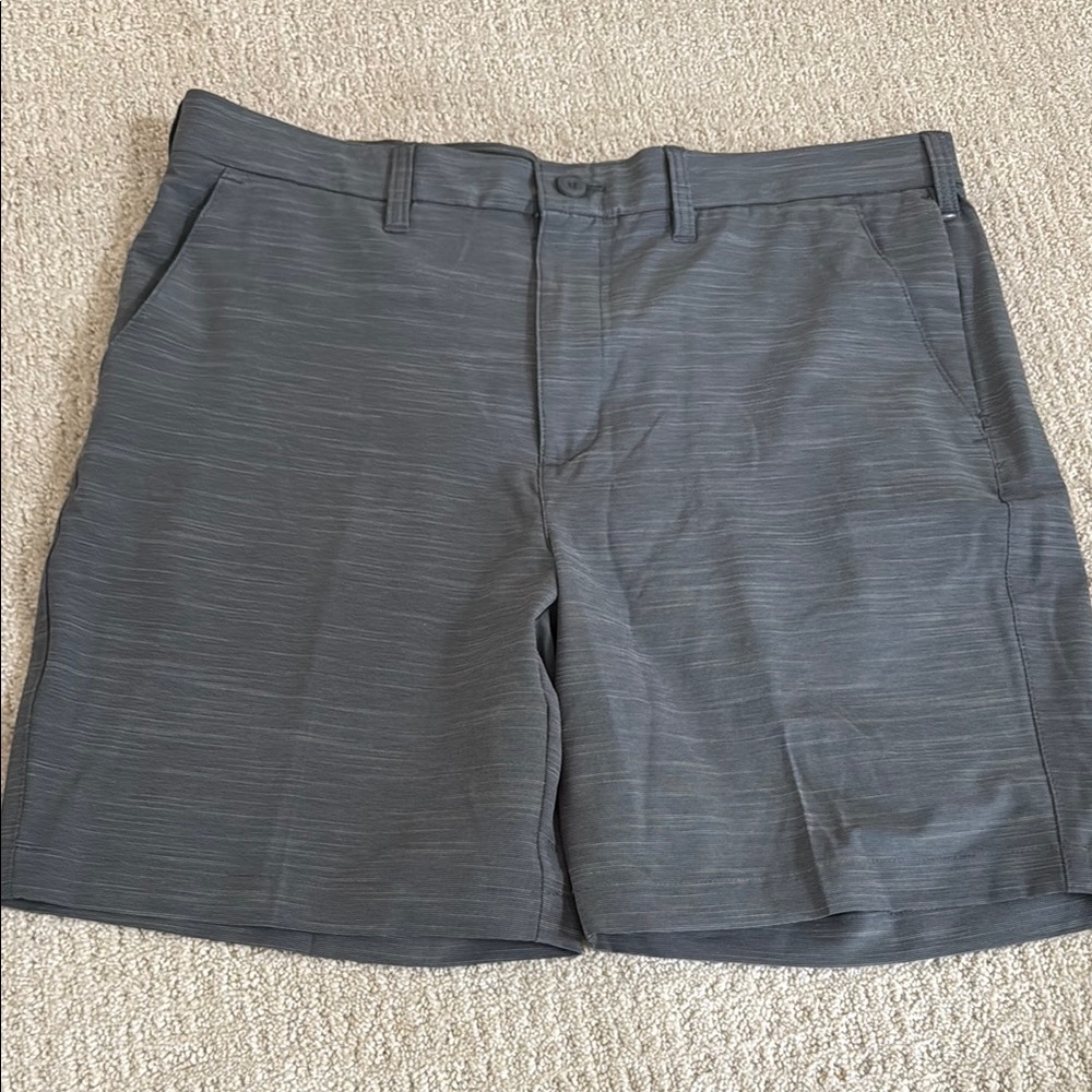 Apt. 9 Gray Flat Front Tailored Shorts